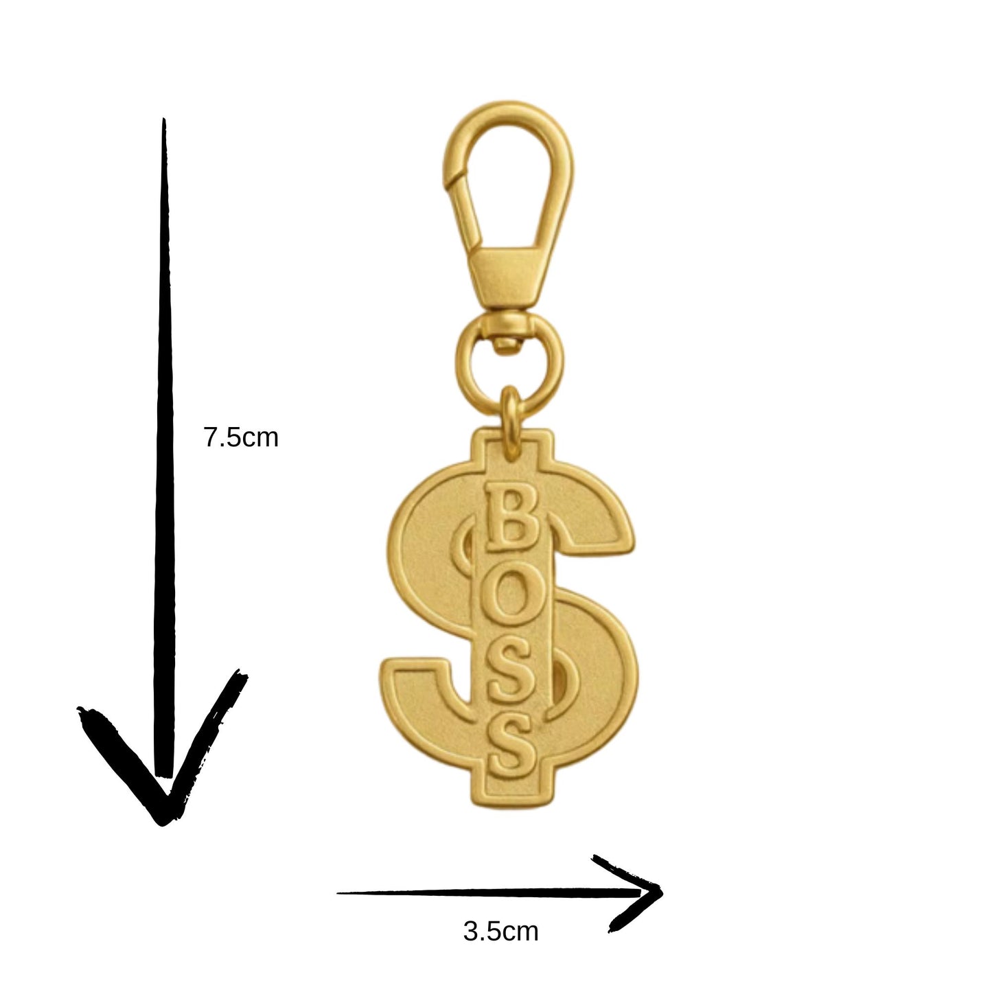 Boss Sassy Sassy Gold Bag Charm