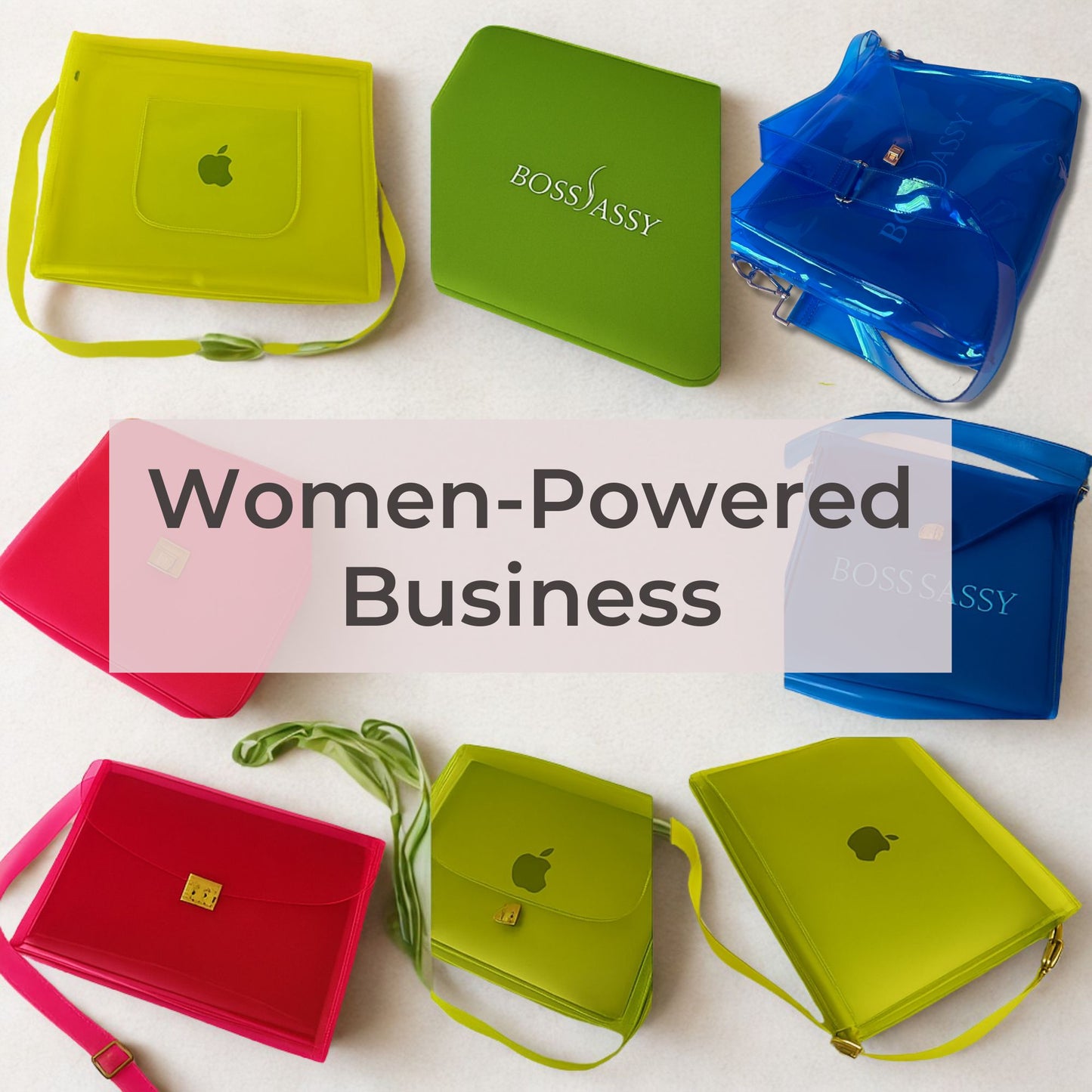 Boss Sassy Blue Laptop Bag with Matching Neoprene Sleeve